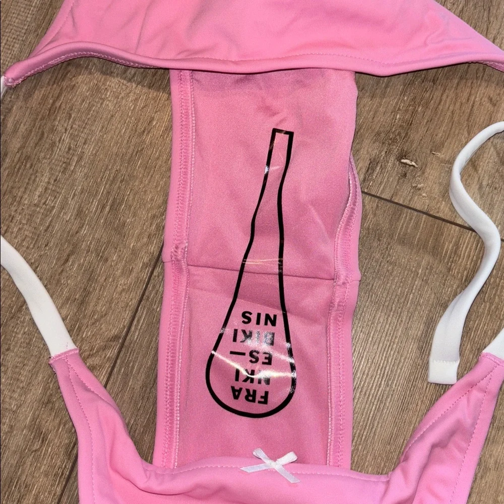 Frankie’s Bikinis X PINK string Bikini Bottom